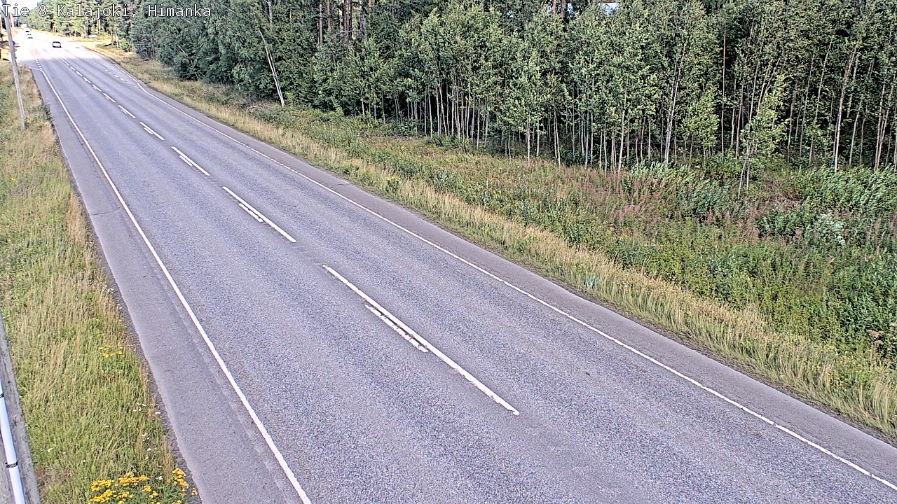Weather Camera Image Road 8 Kalajoki, Himanka, Kalajoki, Pohjois-Pohjanmaa