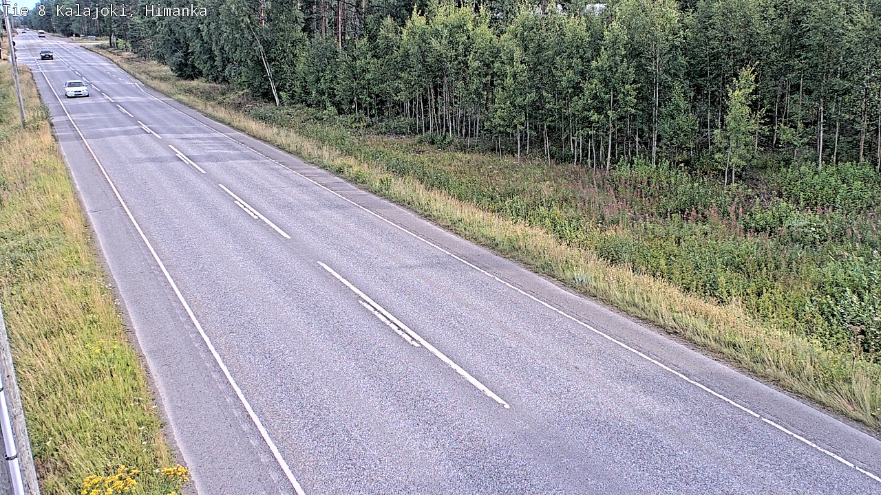 Weather Camera Image Road 8 Kalajoki, Himanka, Kalajoki, Pohjois-Pohjanmaa