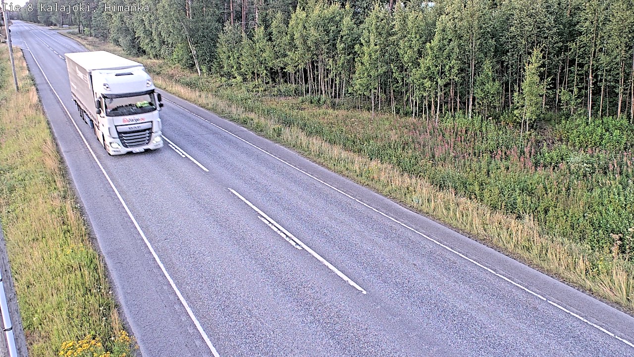 Weather Camera Image Road 8 Kalajoki, Himanka, Kalajoki, Pohjois-Pohjanmaa
