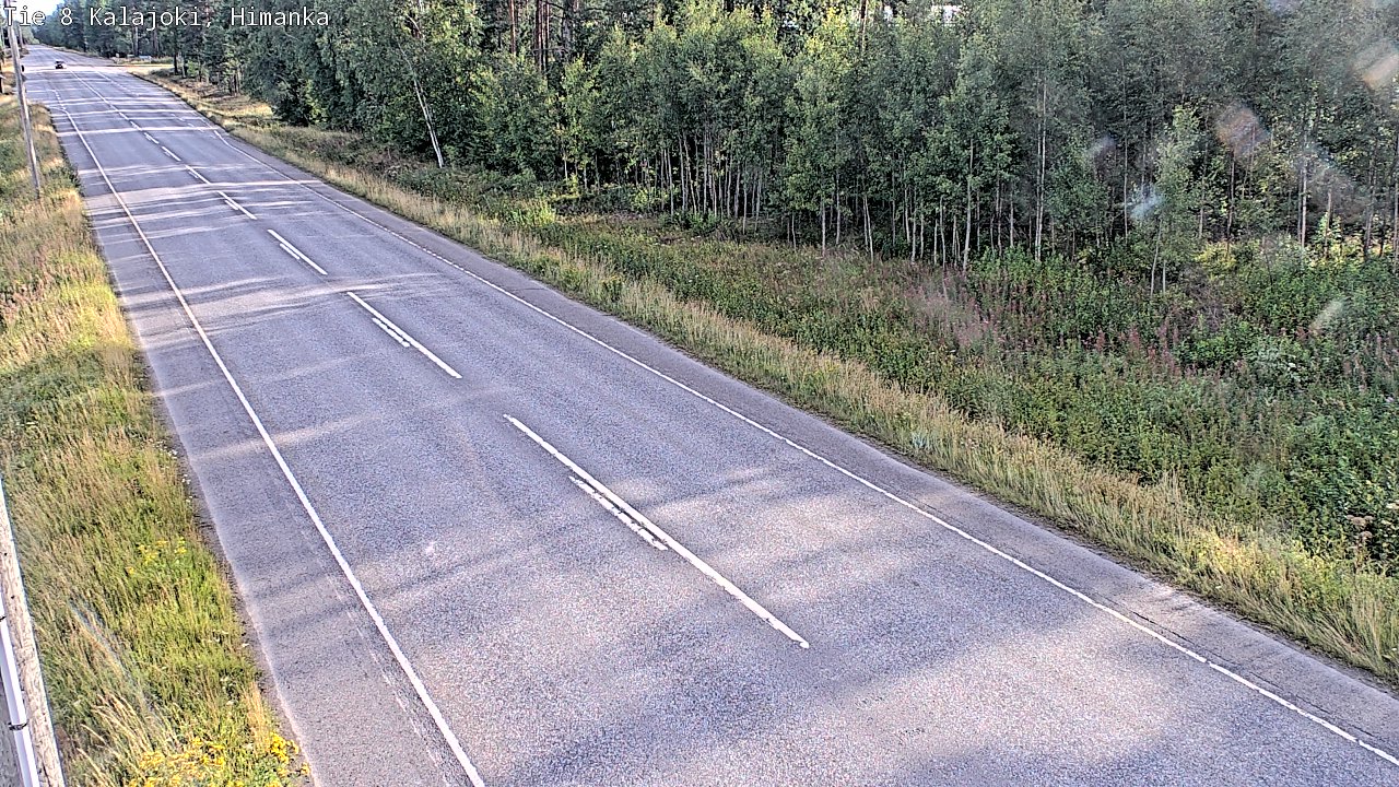 Weather Camera Image Road 8 Kalajoki, Himanka, Kalajoki, Pohjois-Pohjanmaa