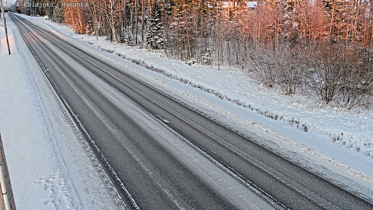 Weather Camera Image Road 8 Kalajoki, Himanka, Kalajoki, Pohjois-Pohjanmaa