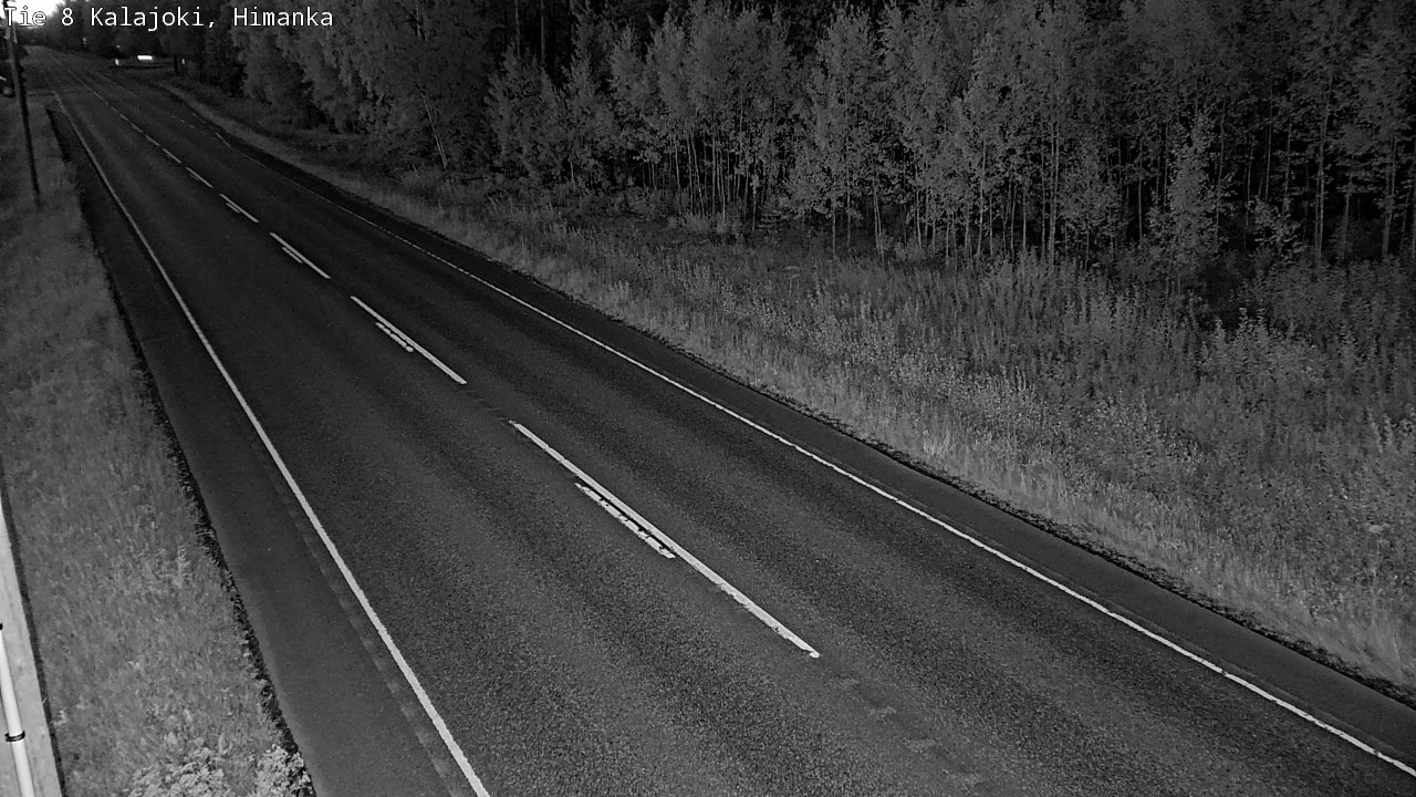 Weather Camera Image Road 8 Kalajoki, Himanka, Kalajoki, Pohjois-Pohjanmaa