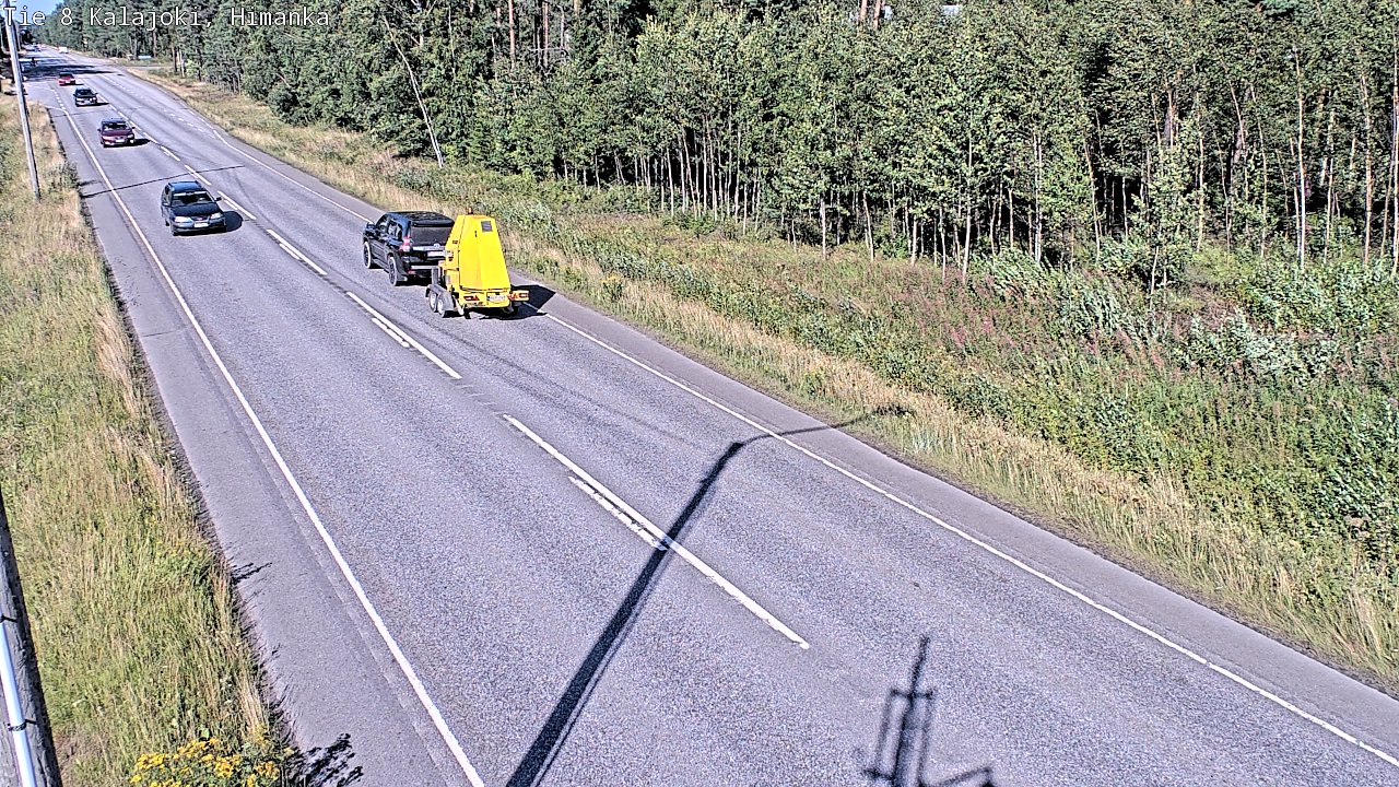 Weather Camera Image Road 8 Kalajoki, Himanka, Kalajoki, Pohjois-Pohjanmaa