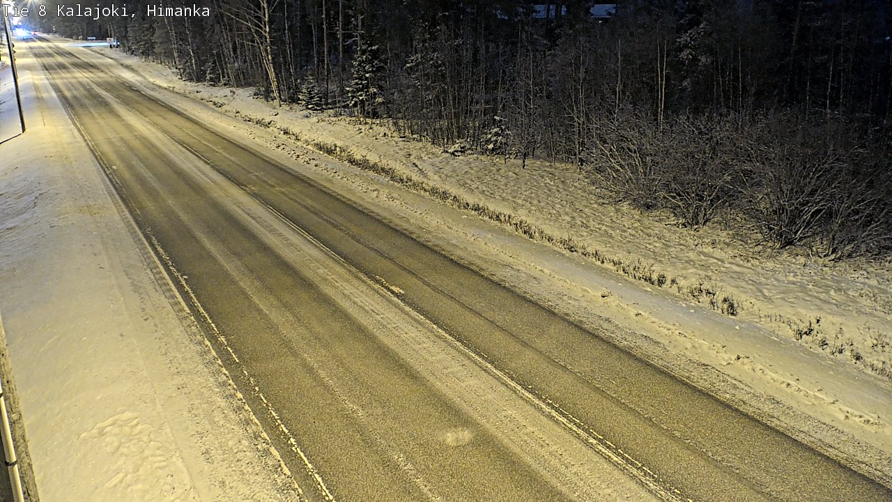 Weather Camera Image Road 8 Kalajoki, Himanka, Kalajoki, Pohjois-Pohjanmaa