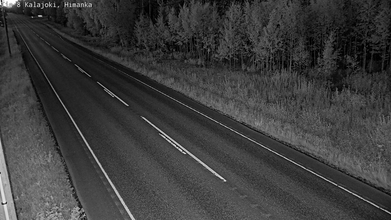 Weather Camera Image Road 8 Kalajoki, Himanka, Kalajoki, Pohjois-Pohjanmaa