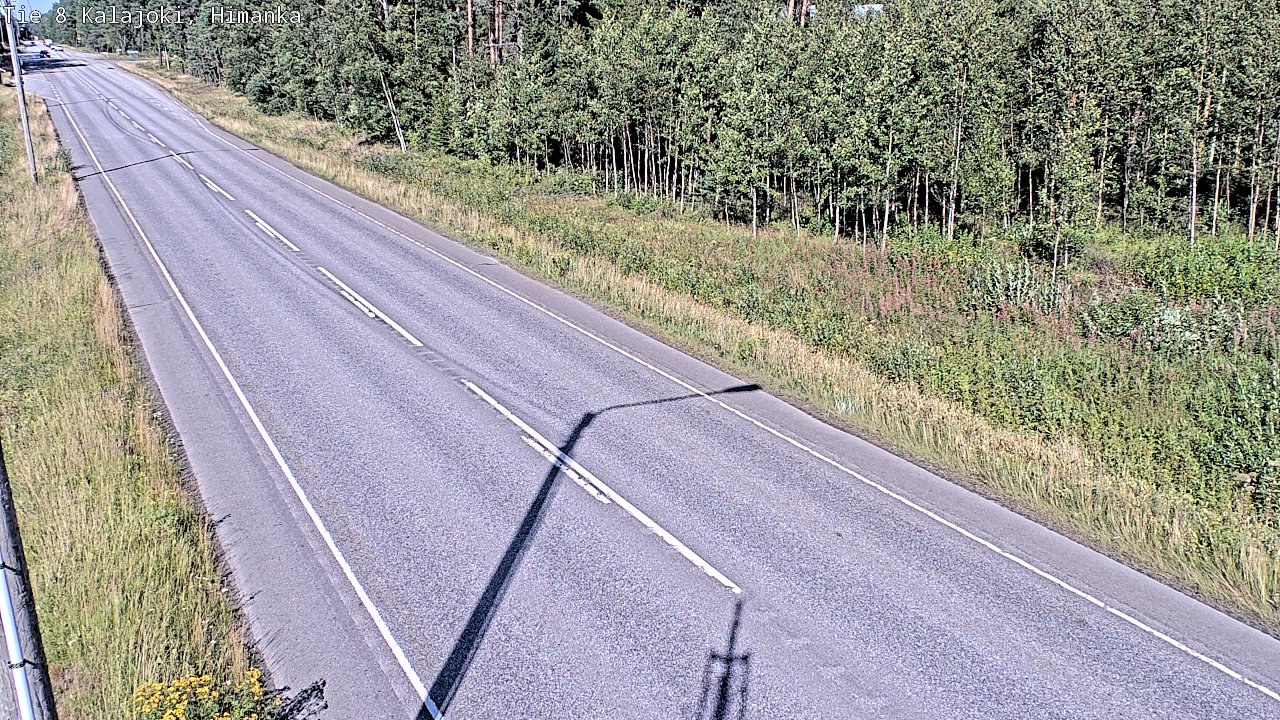 Weather Camera Image Road 8 Kalajoki, Himanka, Kalajoki, Pohjois-Pohjanmaa