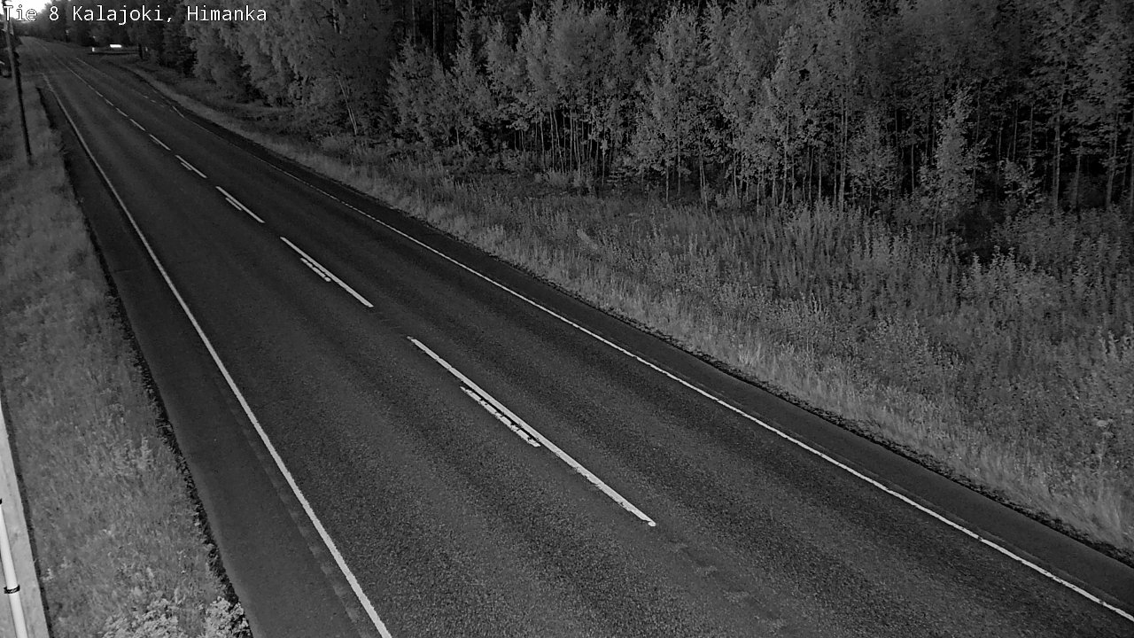 Weather Camera Image Road 8 Kalajoki, Himanka, Kalajoki, Pohjois-Pohjanmaa