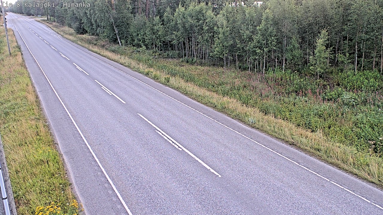 Weather Camera Image Road 8 Kalajoki, Himanka, Kalajoki, Pohjois-Pohjanmaa