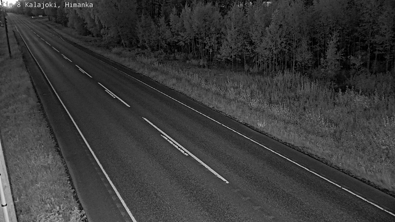 Weather Camera Image Road 8 Kalajoki, Himanka, Kalajoki, Pohjois-Pohjanmaa
