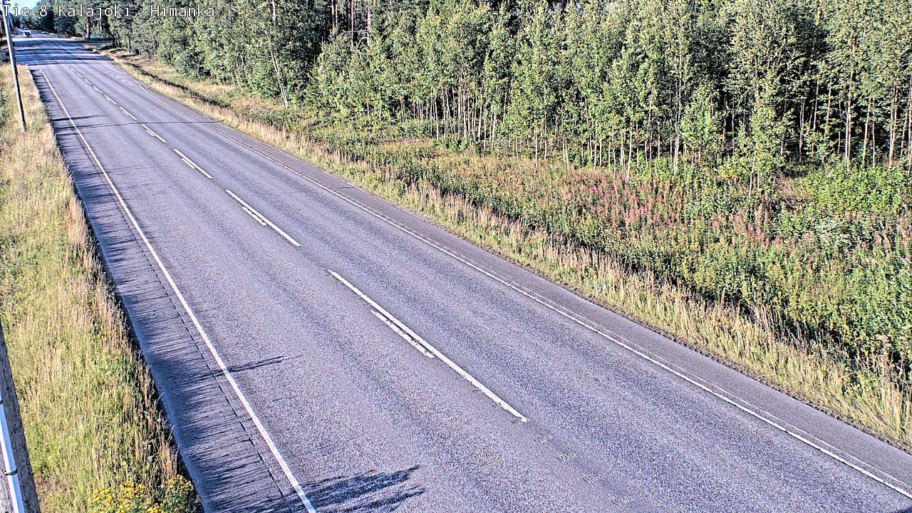 Weather Camera Image Road 8 Kalajoki, Himanka, Kalajoki, Pohjois-Pohjanmaa