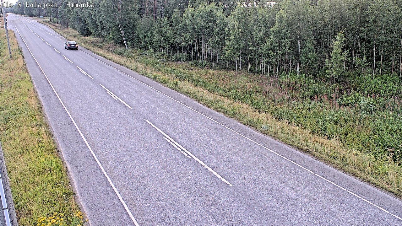 Weather Camera Image Road 8 Kalajoki, Himanka, Kalajoki, Pohjois-Pohjanmaa