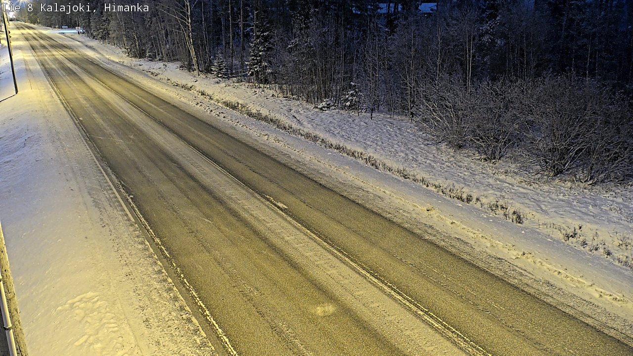 Weather Camera Image Road 8 Kalajoki, Himanka, Kalajoki, Pohjois-Pohjanmaa