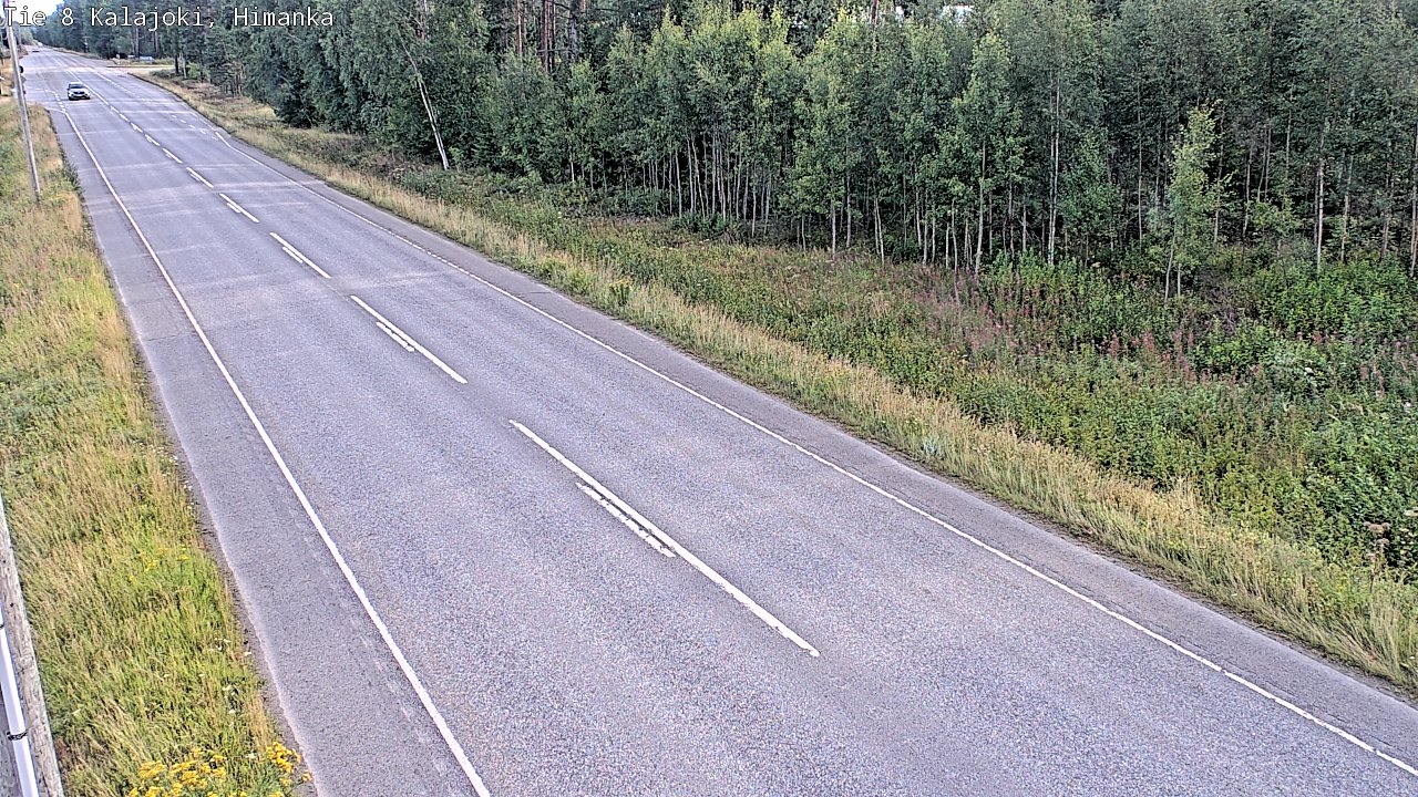 Weather Camera Image Road 8 Kalajoki, Himanka, Kalajoki, Pohjois-Pohjanmaa