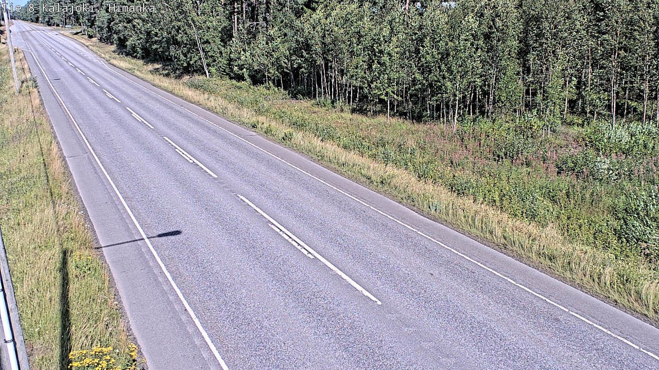 Weather Camera Image Road 8 Kalajoki, Himanka, Kalajoki, Pohjois-Pohjanmaa
