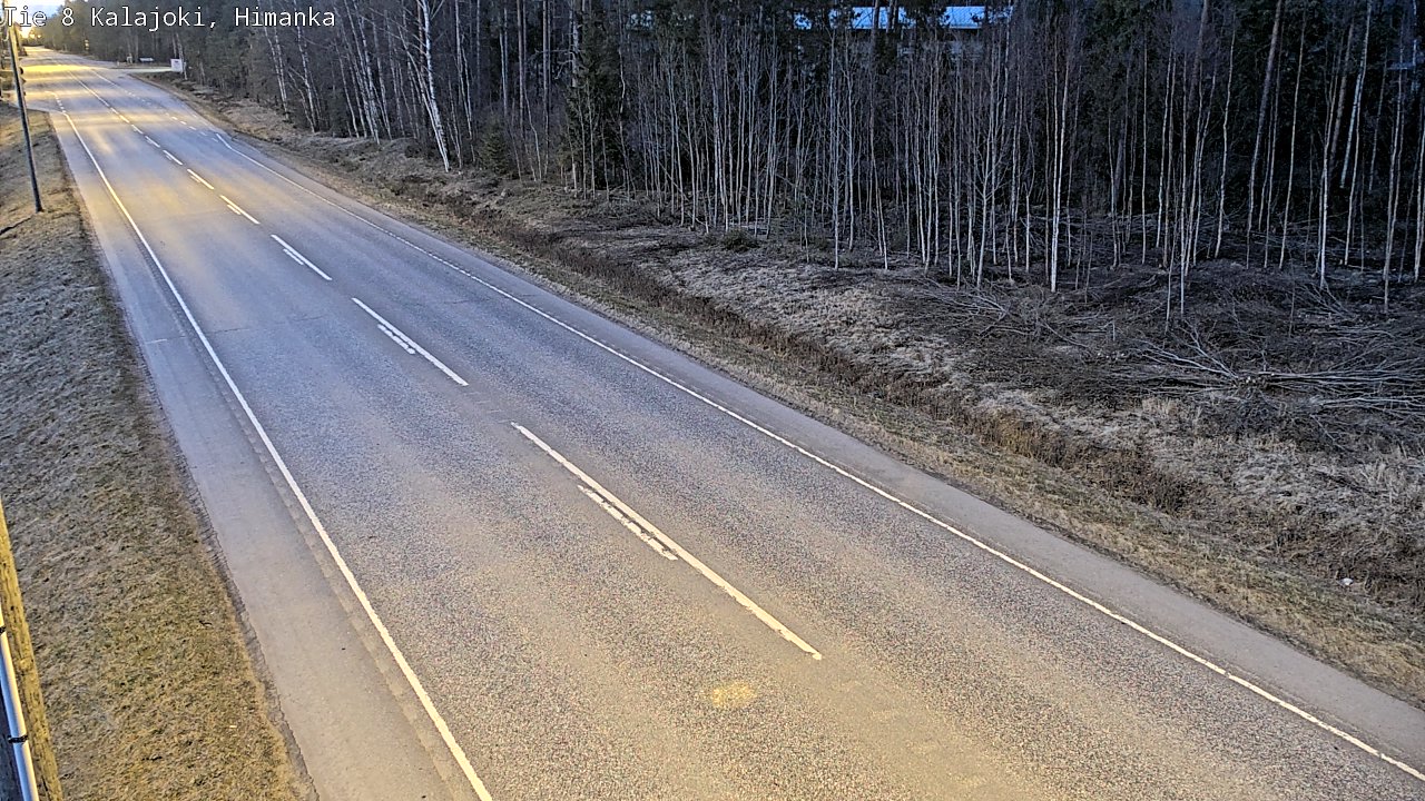 Weather Camera Image Väg 8 Kalajoki, Himango, Kalajoki, Pohjois-Pohjanmaa