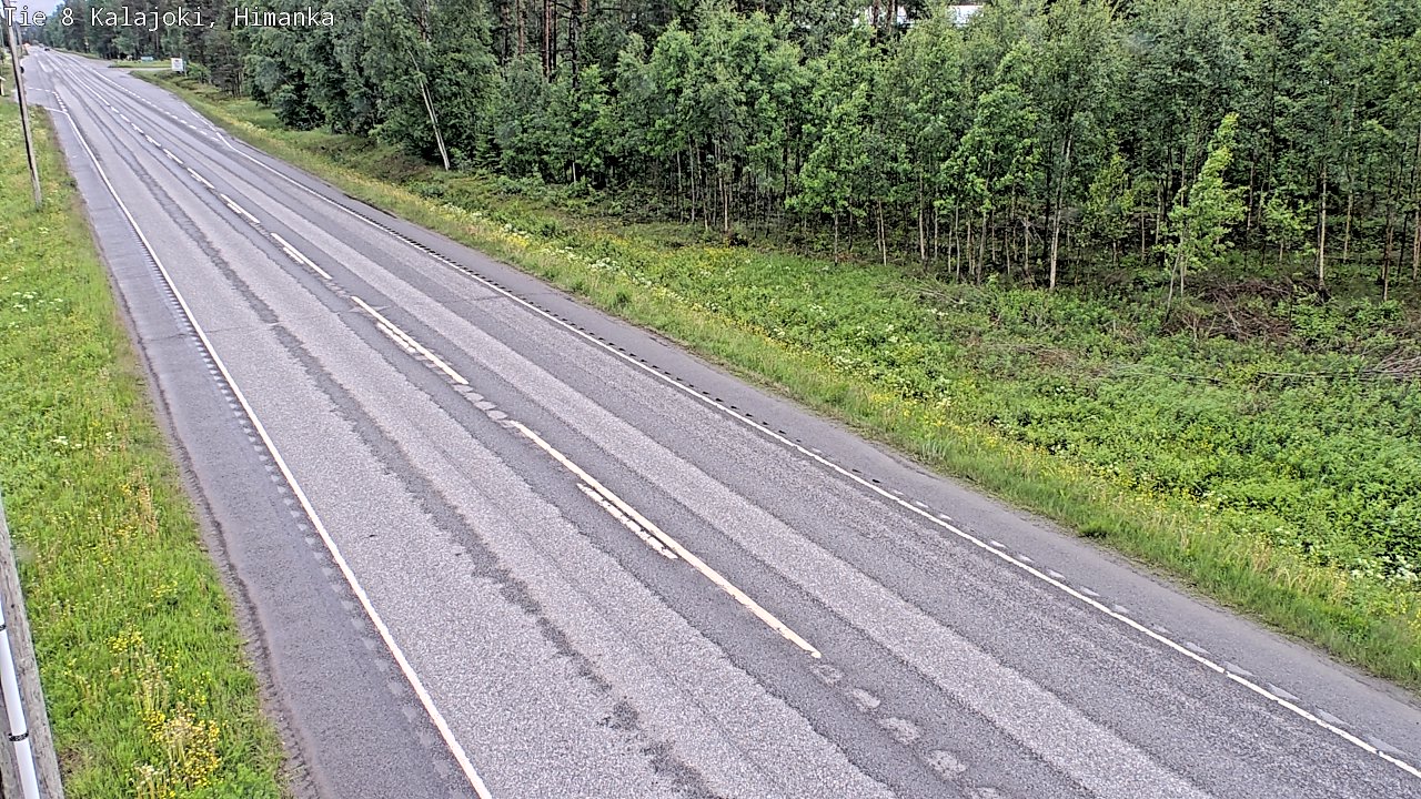 Weather Camera Image Väg 8 Kalajoki, Himango, Kalajoki, Pohjois-Pohjanmaa