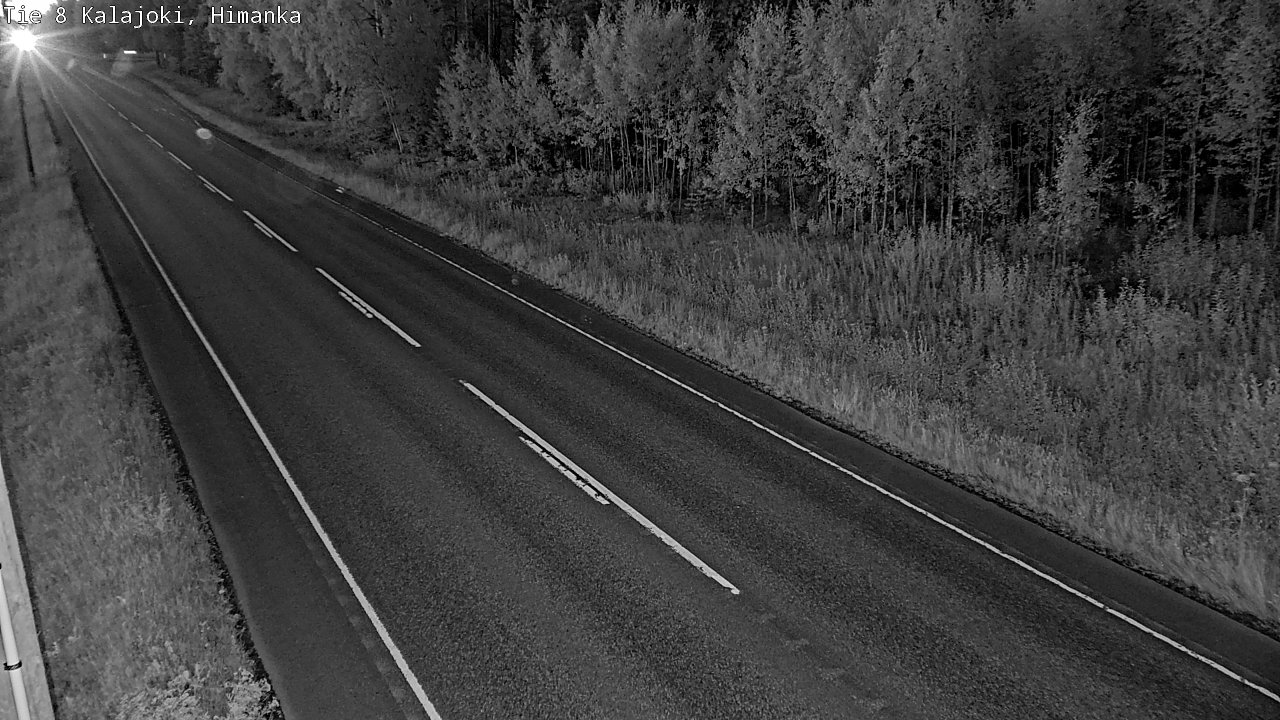 Weather Camera Image Road 8 Kalajoki, Himanka, Kalajoki, Pohjois-Pohjanmaa