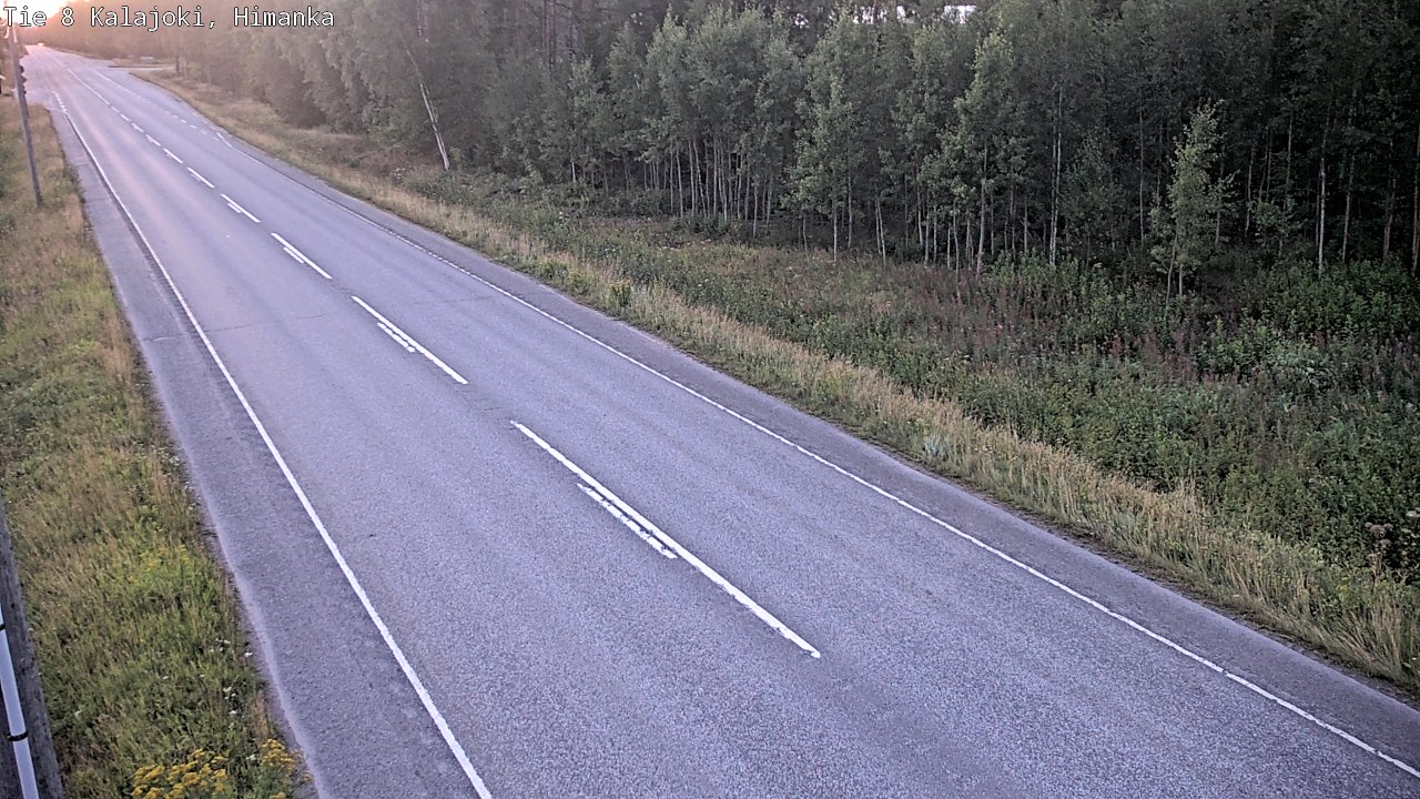 Weather Camera Image Road 8 Kalajoki, Himanka, Kalajoki, Pohjois-Pohjanmaa