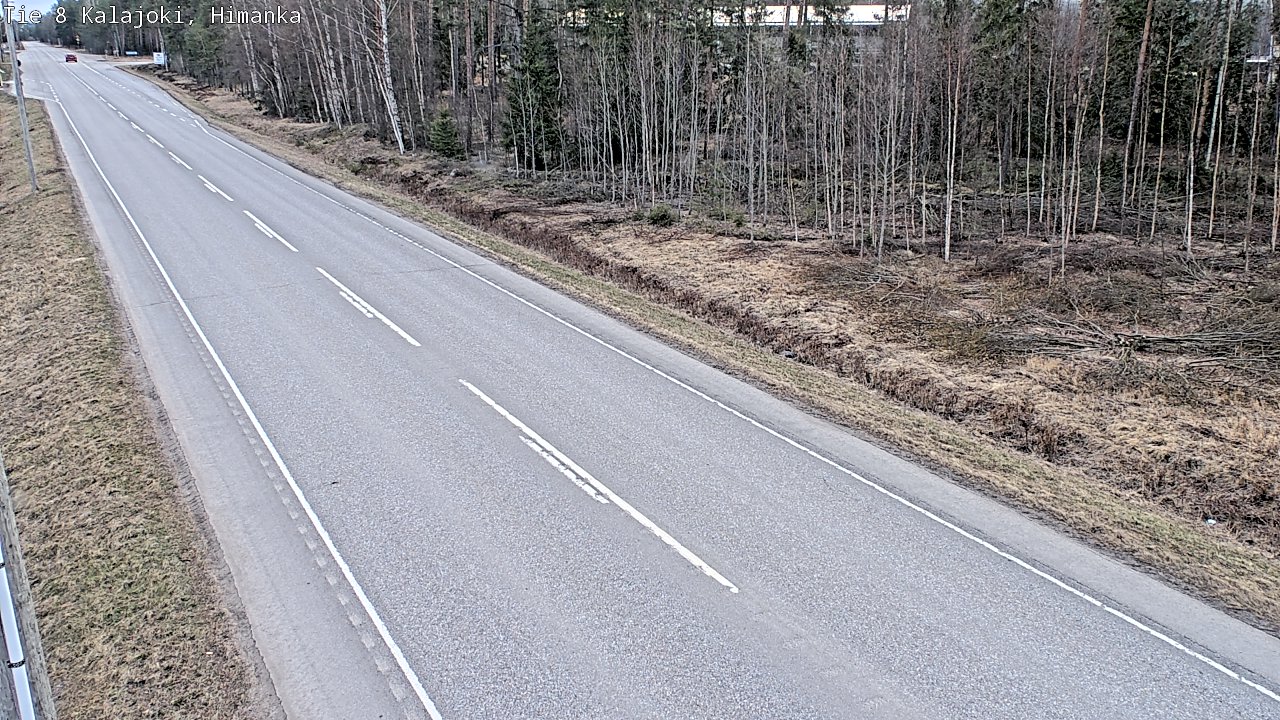 Weather Camera Image Väg 8 Kalajoki, Himango, Kalajoki, Pohjois-Pohjanmaa