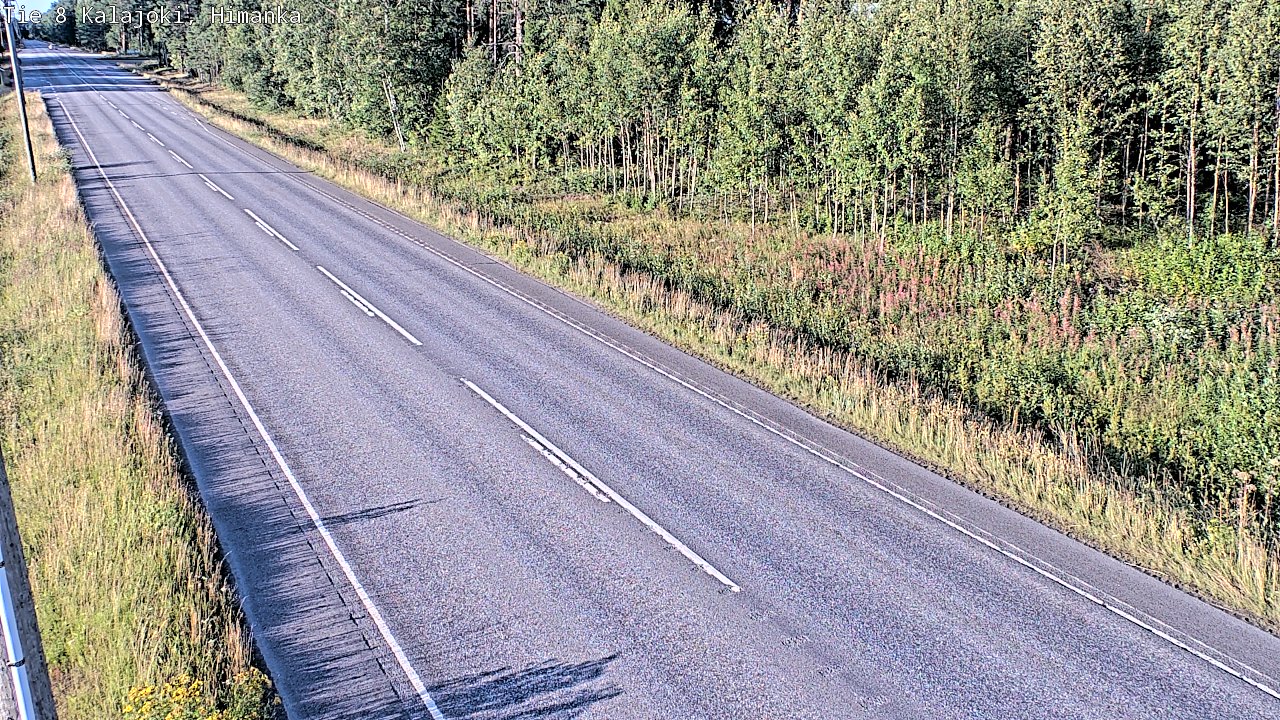 Weather Camera Image Road 8 Kalajoki, Himanka, Kalajoki, Pohjois-Pohjanmaa