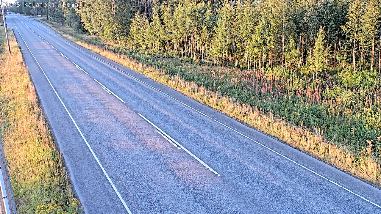 Weather Camera Image Road 8 Kalajoki, Himanka, Kalajoki, Pohjois-Pohjanmaa