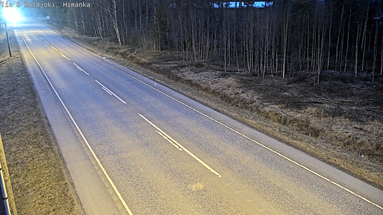 Weather Camera Image Väg 8 Kalajoki, Himango, Kalajoki, Pohjois-Pohjanmaa