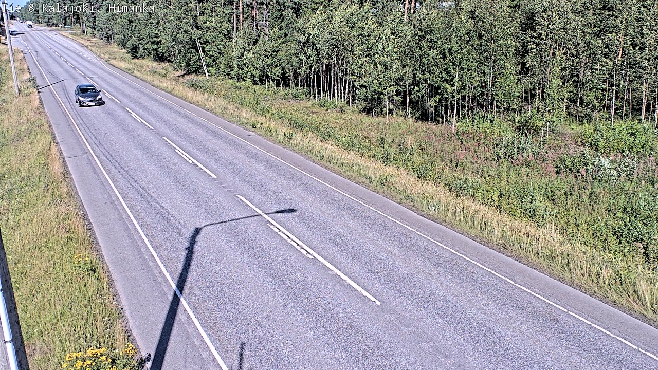 Weather Camera Image Road 8 Kalajoki, Himanka, Kalajoki, Pohjois-Pohjanmaa