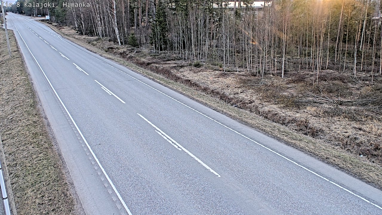 Weather Camera Image Väg 8 Kalajoki, Himango, Kalajoki, Pohjois-Pohjanmaa