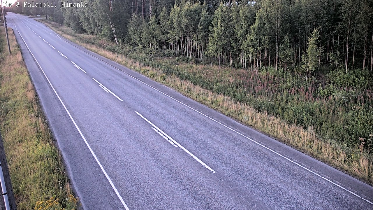 Weather Camera Image Road 8 Kalajoki, Himanka, Kalajoki, Pohjois-Pohjanmaa