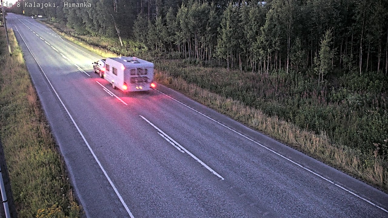 Weather Camera Image Road 8 Kalajoki, Himanka, Kalajoki, Pohjois-Pohjanmaa