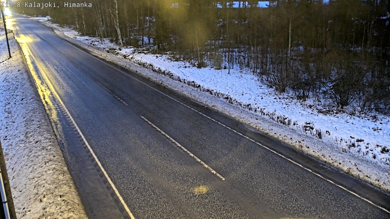 Weather Camera Image Road 8 Kalajoki, Himanka, Kalajoki, Pohjois-Pohjanmaa