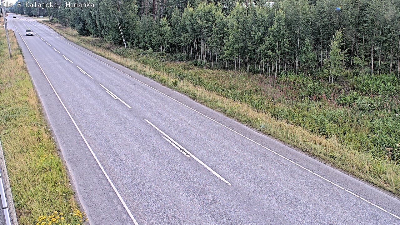 Weather Camera Image Road 8 Kalajoki, Himanka, Kalajoki, Pohjois-Pohjanmaa