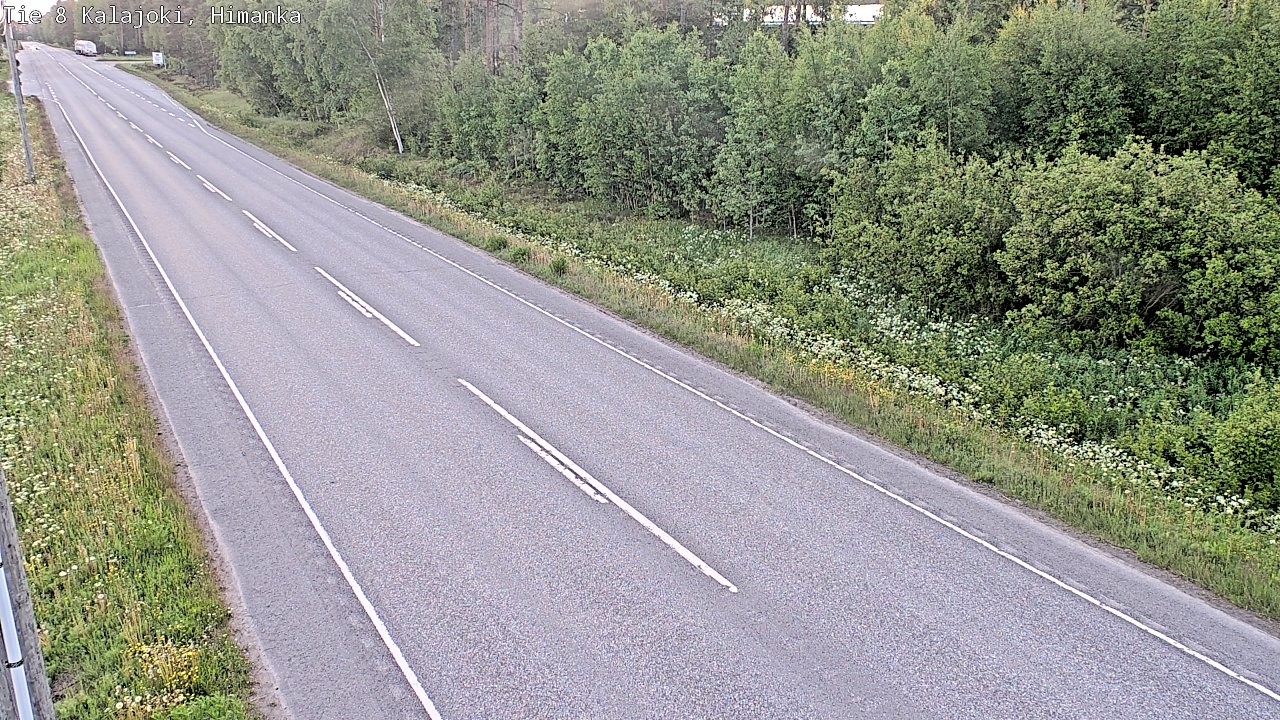 Weather Camera Image Road 8 Kalajoki, Himanka, Kalajoki, Pohjois-Pohjanmaa