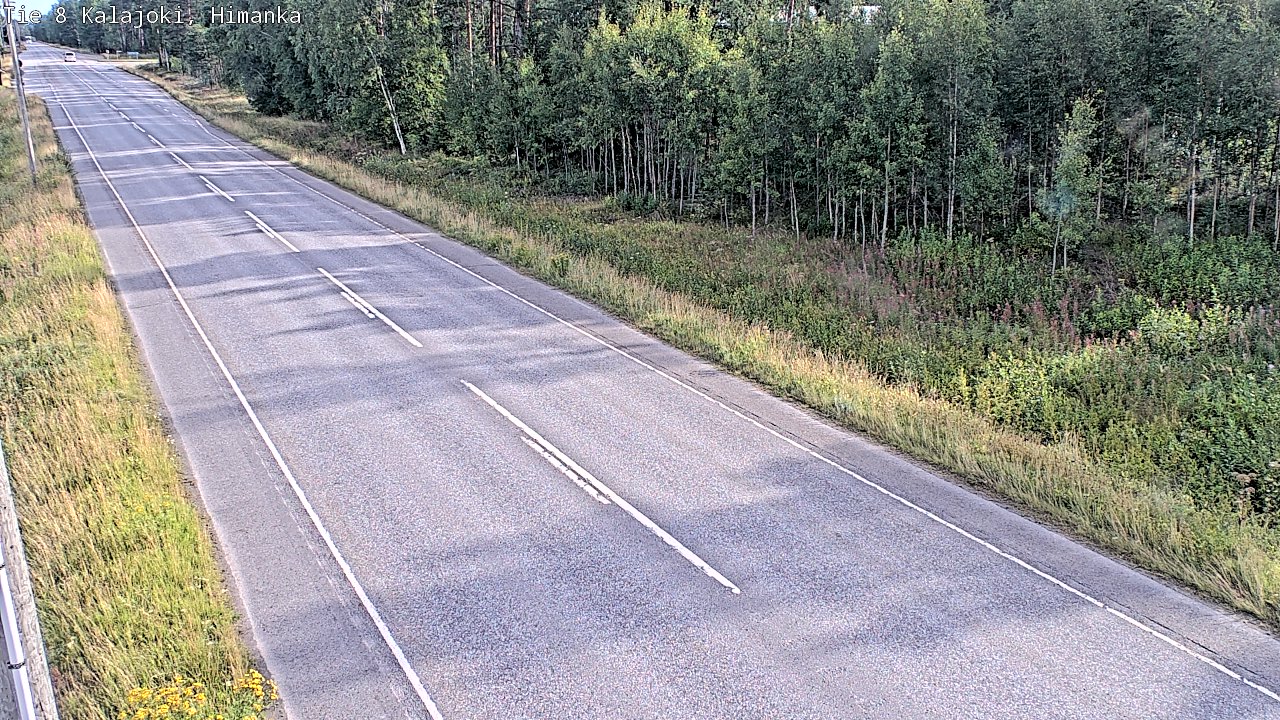Weather Camera Image Road 8 Kalajoki, Himanka, Kalajoki, Pohjois-Pohjanmaa