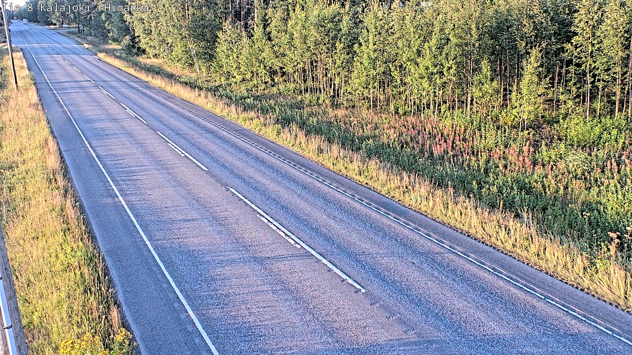 Weather Camera Image Road 8 Kalajoki, Himanka, Kalajoki, Pohjois-Pohjanmaa