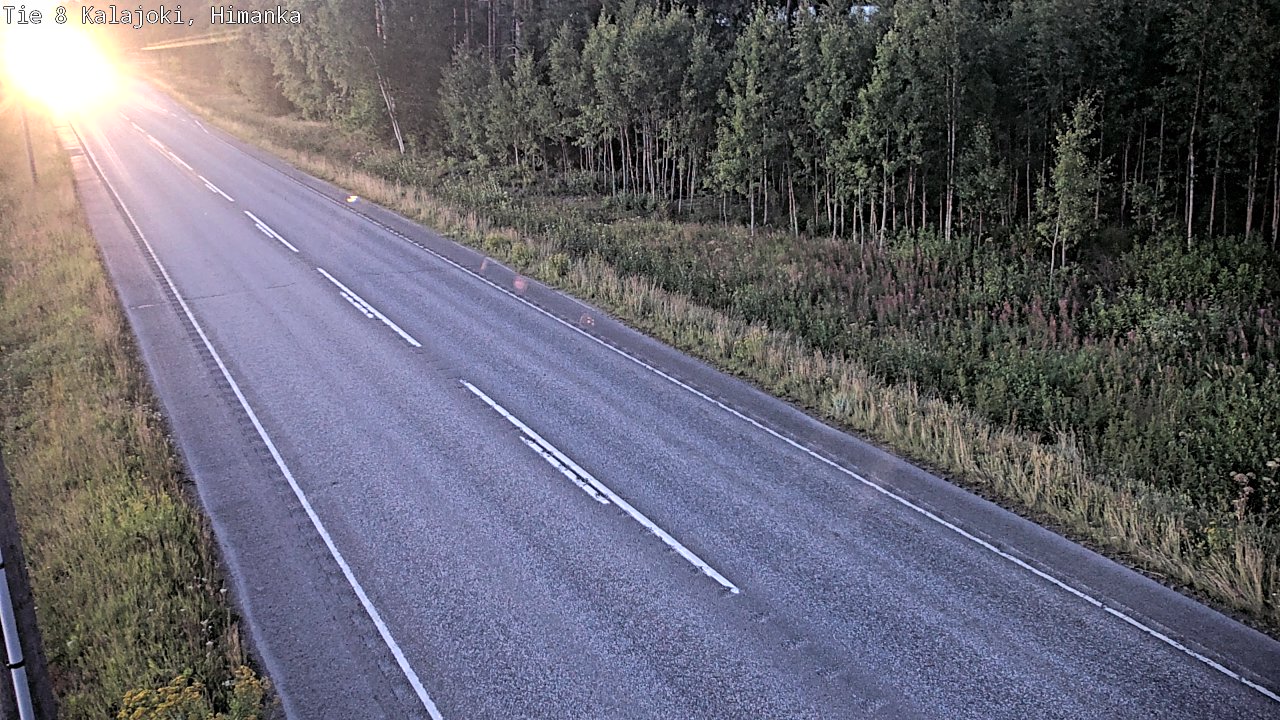 Weather Camera Image Road 8 Kalajoki, Himanka, Kalajoki, Pohjois-Pohjanmaa
