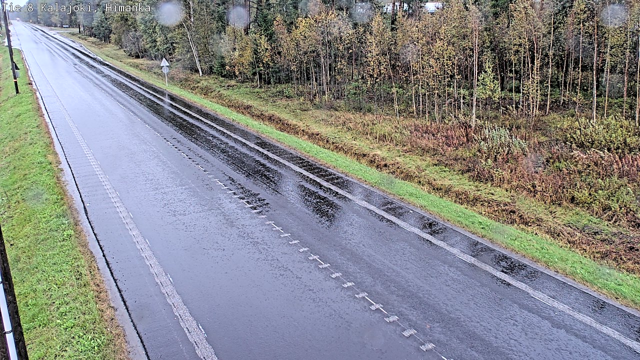 Weather Camera Image Road 8 Kalajoki, Himanka, Kalajoki, Pohjois-Pohjanmaa