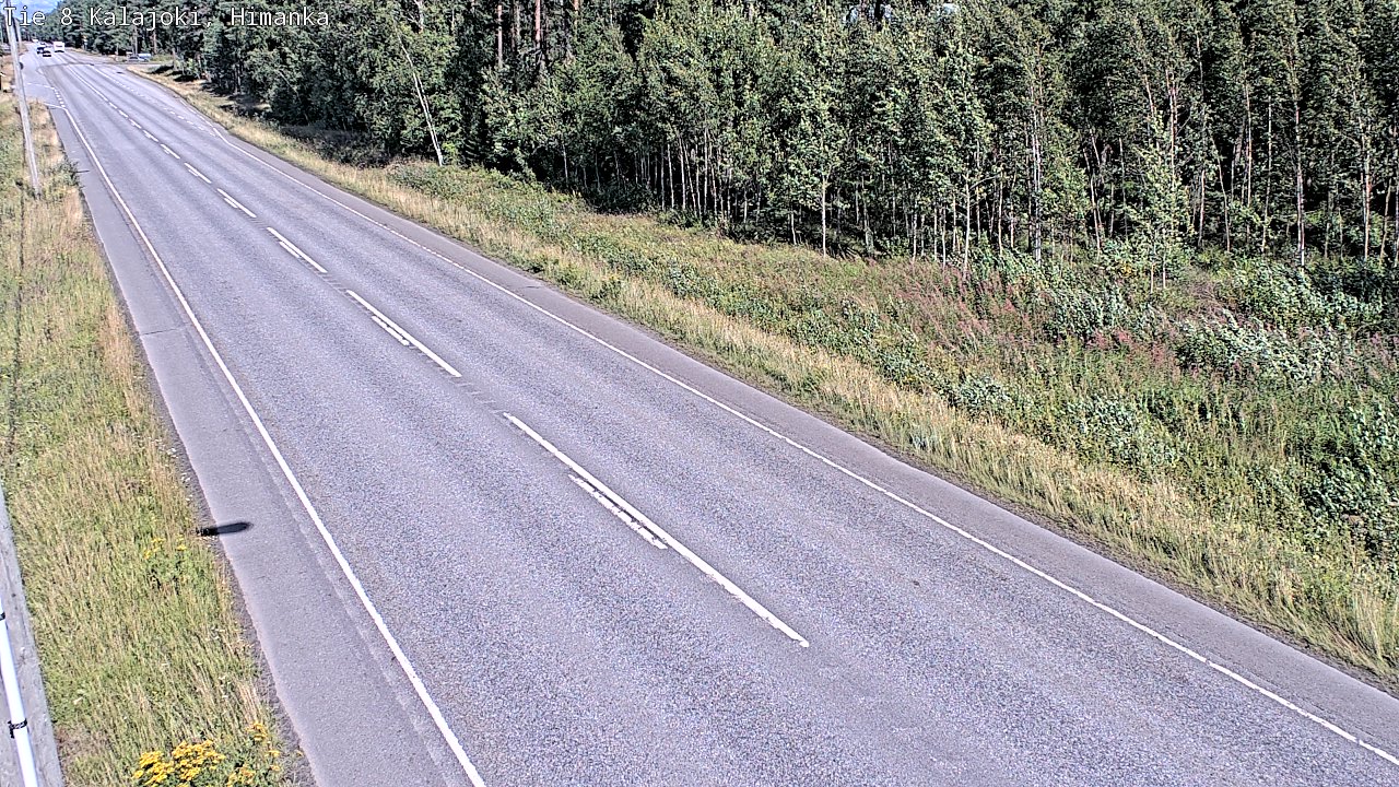 Weather Camera Image Road 8 Kalajoki, Himanka, Kalajoki, Pohjois-Pohjanmaa