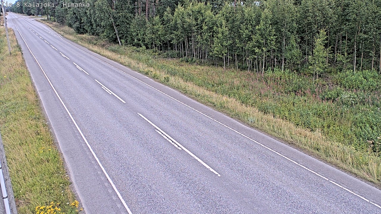 Weather Camera Image Väg 8 Kalajoki, Himango, Kalajoki, Pohjois-Pohjanmaa