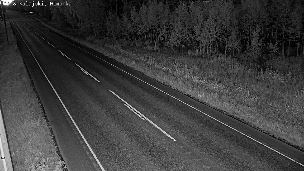 Weather Camera Image Road 8 Kalajoki, Himanka, Kalajoki, Pohjois-Pohjanmaa