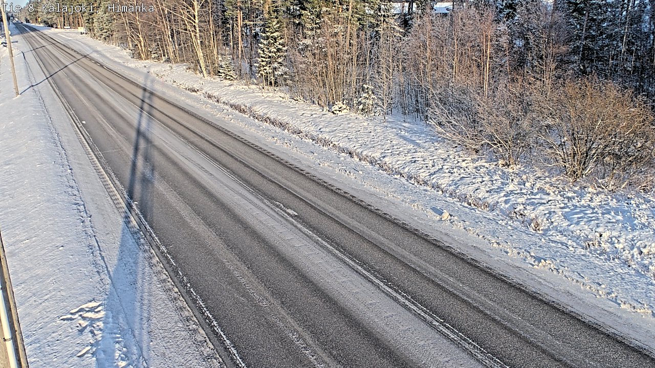 Weather Camera Image Road 8 Kalajoki, Himanka, Kalajoki, Pohjois-Pohjanmaa