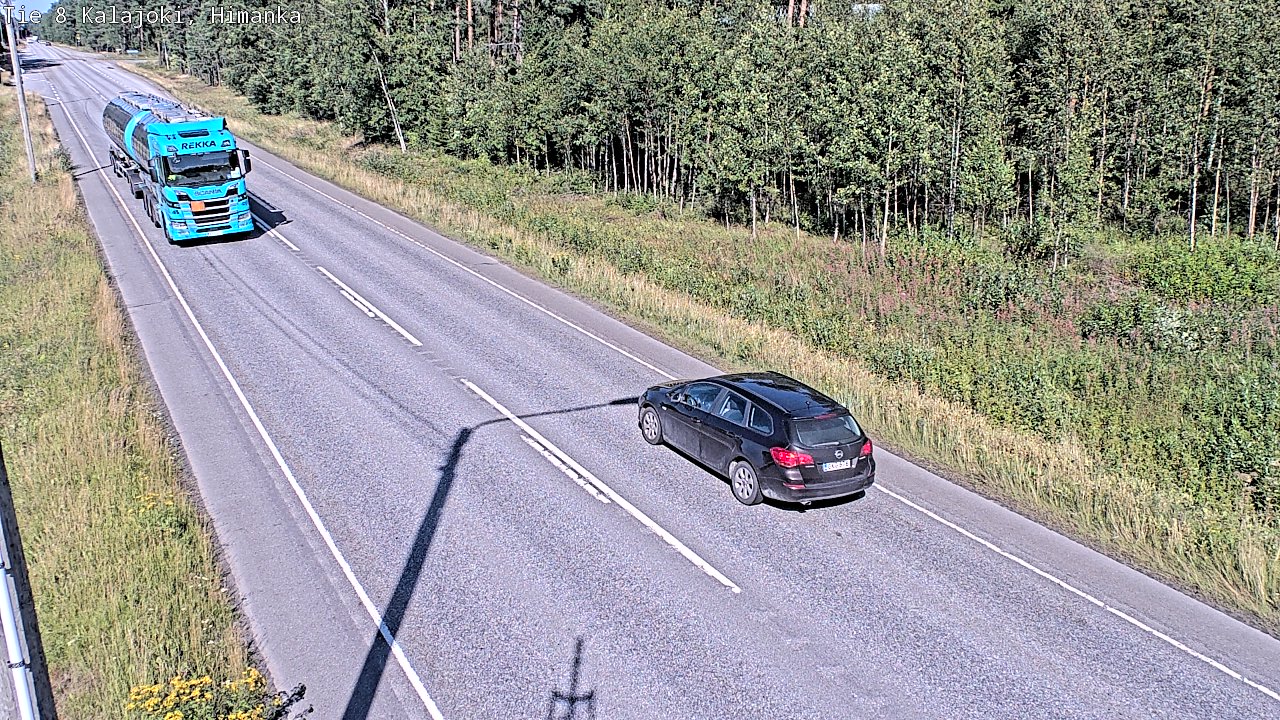 Weather Camera Image Road 8 Kalajoki, Himanka, Kalajoki, Pohjois-Pohjanmaa