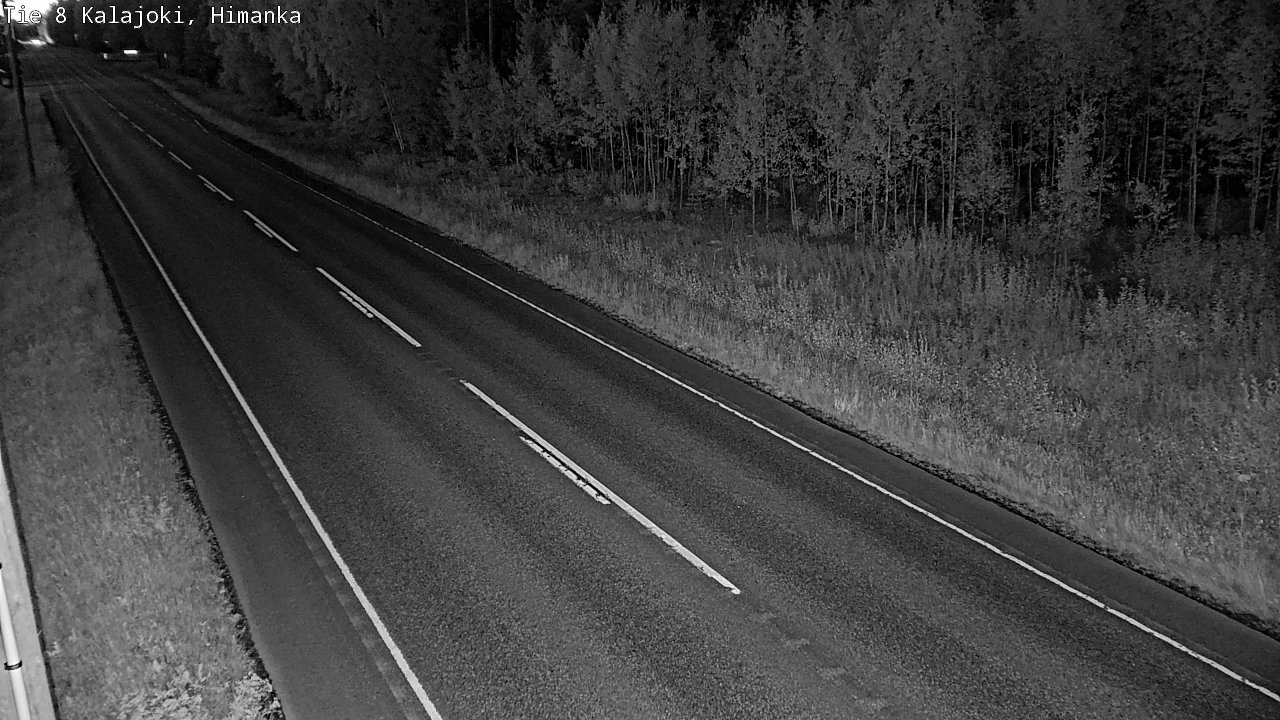 Weather Camera Image Road 8 Kalajoki, Himanka, Kalajoki, Pohjois-Pohjanmaa