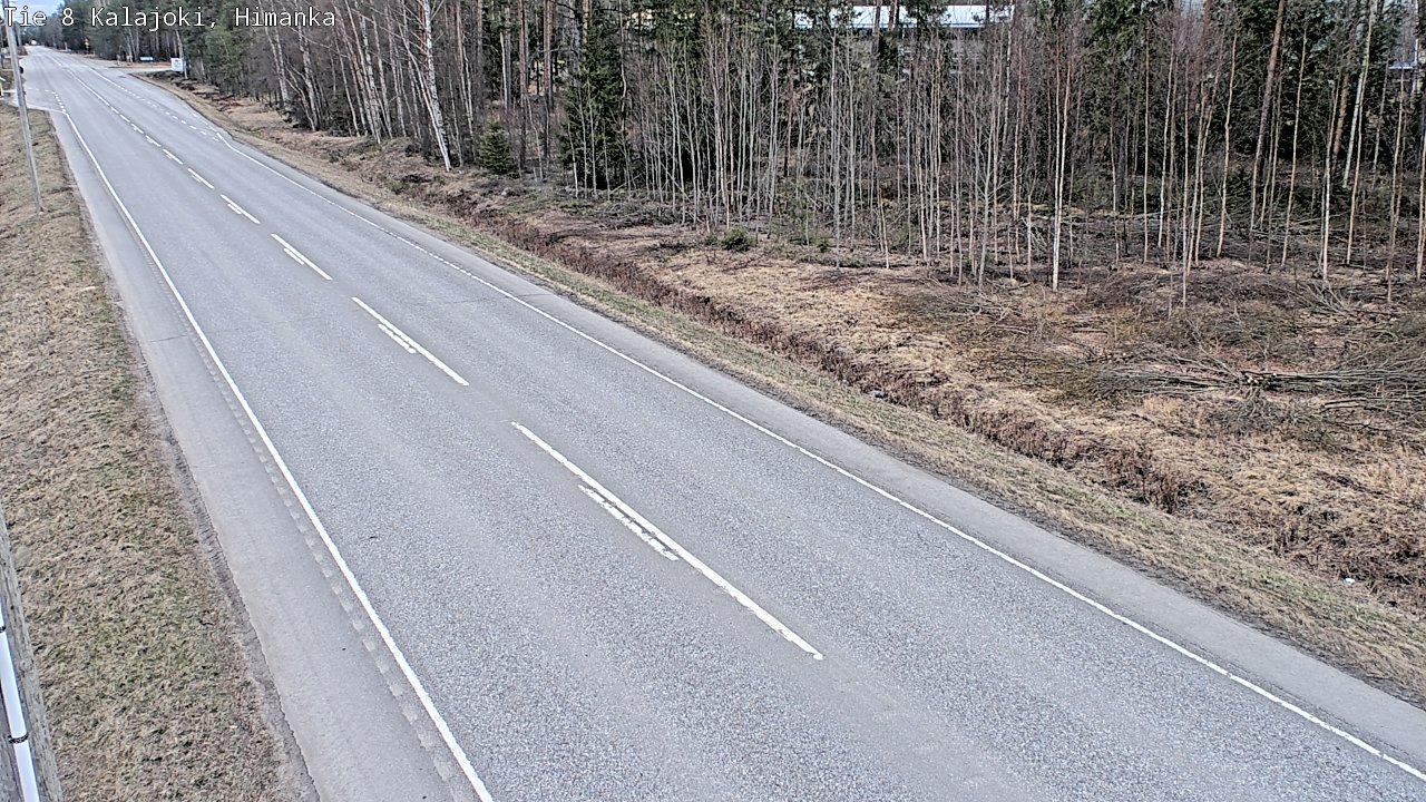 Weather Camera Image Väg 8 Kalajoki, Himango, Kalajoki, Pohjois-Pohjanmaa