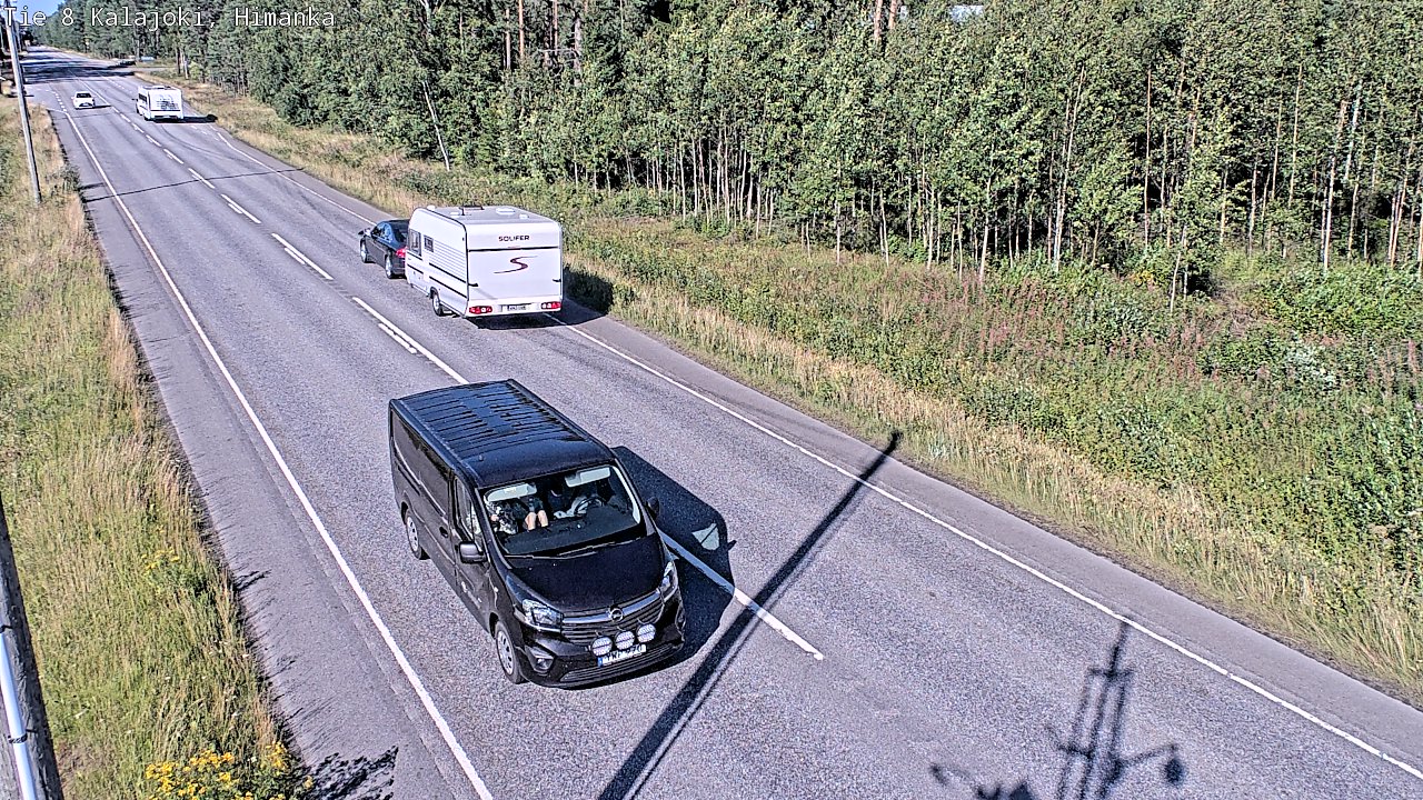 Weather Camera Image Road 8 Kalajoki, Himanka, Kalajoki, Pohjois-Pohjanmaa