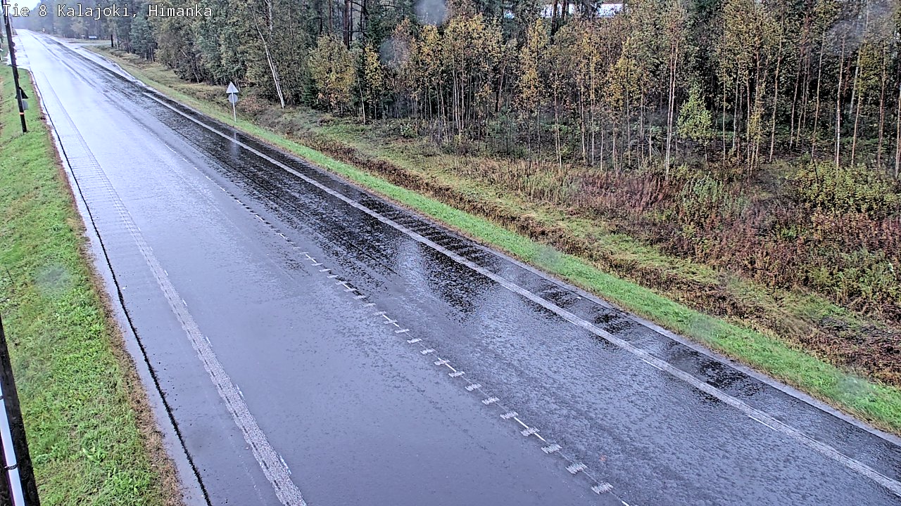 Weather Camera Image Road 8 Kalajoki, Himanka, Kalajoki, Pohjois-Pohjanmaa