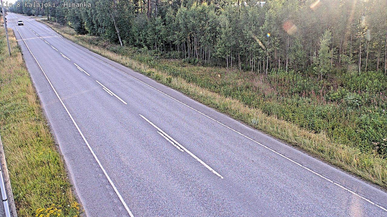 Weather Camera Image Road 8 Kalajoki, Himanka, Kalajoki, Pohjois-Pohjanmaa