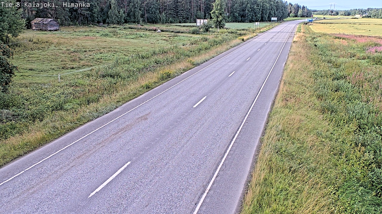 Weather Camera Image Road 8 Kalajoki, Himanka, Kalajoki, Pohjois-Pohjanmaa