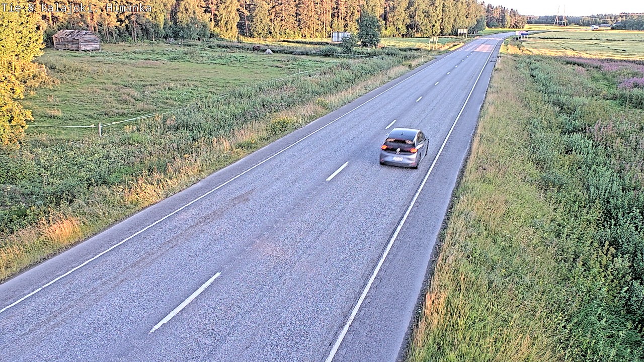 Weather Camera Image Road 8 Kalajoki, Himanka, Kalajoki, Pohjois-Pohjanmaa