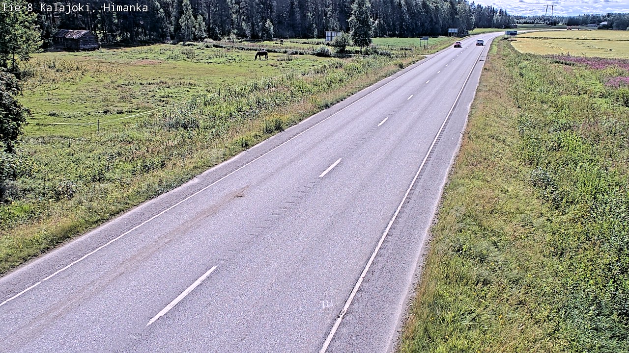 Weather Camera Image Road 8 Kalajoki, Himanka, Kalajoki, Pohjois-Pohjanmaa